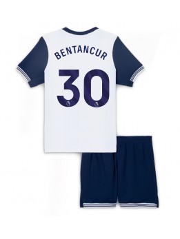 Billige Tottenham Hotspur Rodrigo Bentancur #30 Hjemmedraktsett Barn 2024-25 Kortermet (+ Korte bukser)